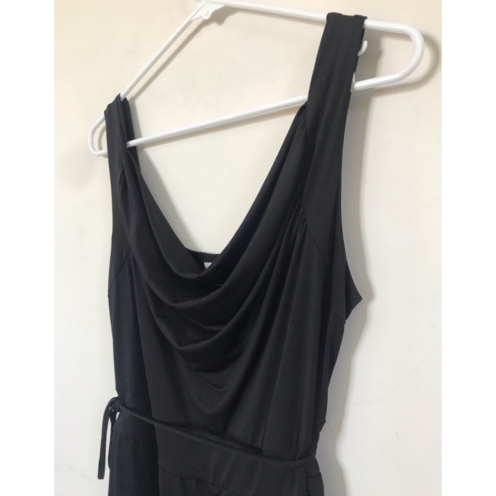A Pea in the Pod Black Faux Wrap Dress - Picture 4 of 6